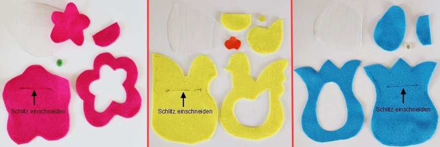 Blog-Inhaltsbild für 'Nähe einen süßen Frühlingsgruß: Tulpen, Hühner und Blüten mit Guckloch. Das perfekte Mitbringsel für liebe Freunde!'